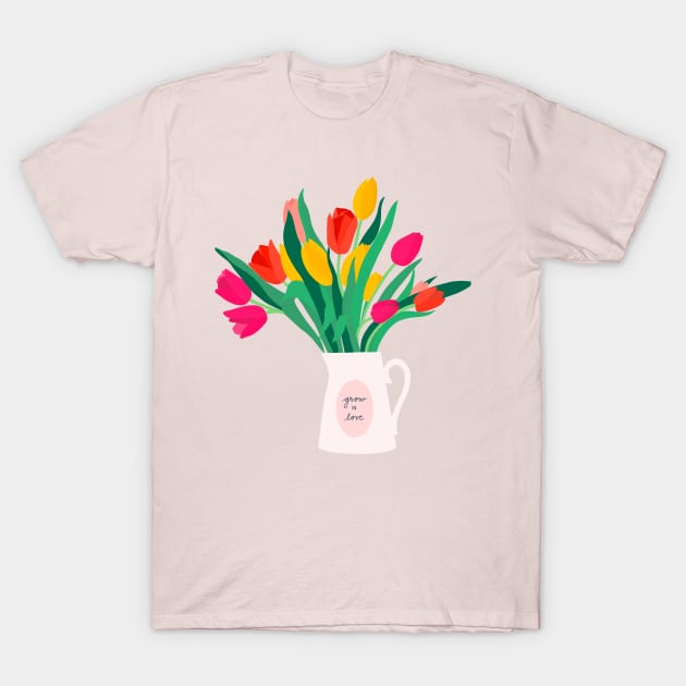 Grow in Love T-Shirt by Shreyasi